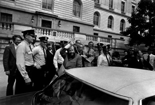 Alexander Solženicyn v roku 1975 v New Yorku. Foto:  Gilles Peress / Magnum Photos