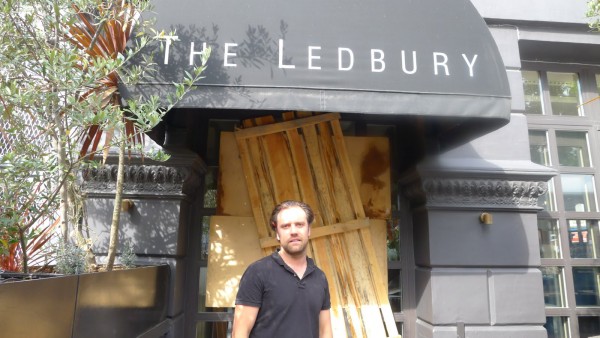 Brett Grahamm pred svojou reštauráciou Ledbury .