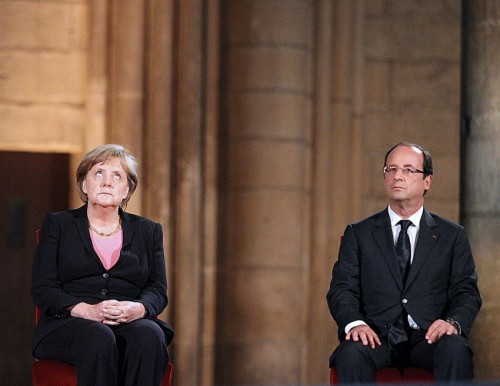  Angela Merkel a Francois Hollande. Foto: Francois Nascimbeni /AFP