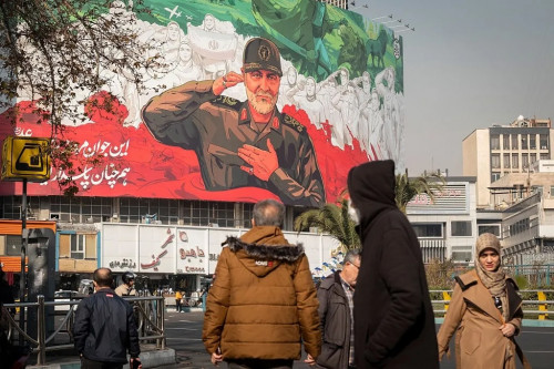Tehrán, január 2026. Foto: Morteza Nikoubazl Getty Images
